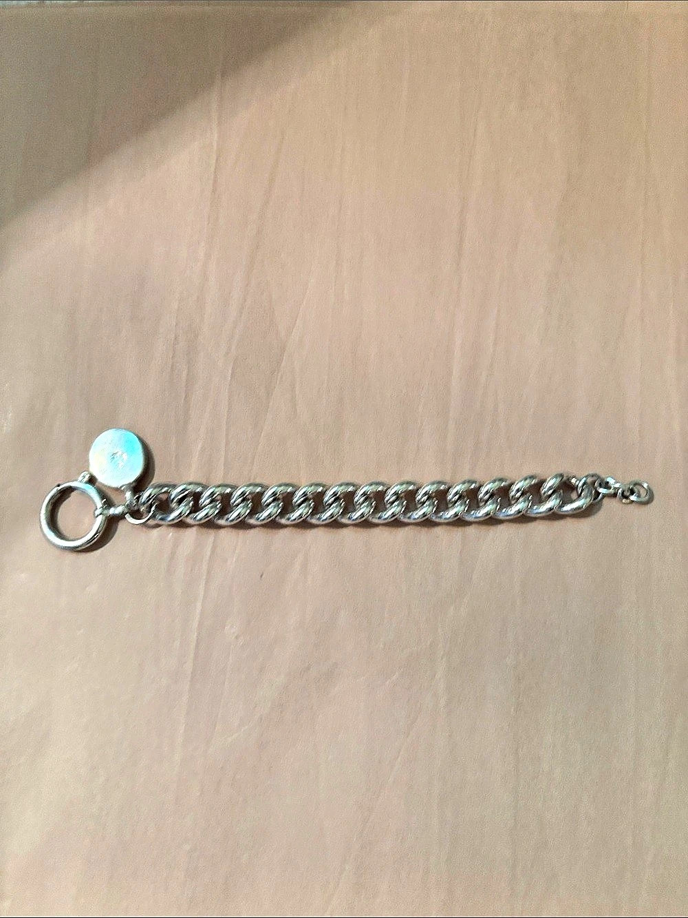 Lauren Ralph Lauren Silver-Tone Chain Charm Bracelet